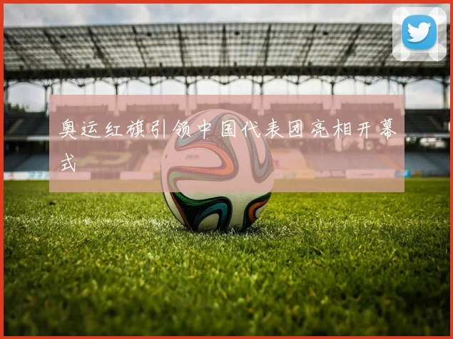 奥运红旗引领中国代表团亮相开幕式